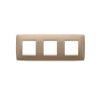 Rama decorativa Gewiss Chorus One International 6 module Soft Copper GW16126VX