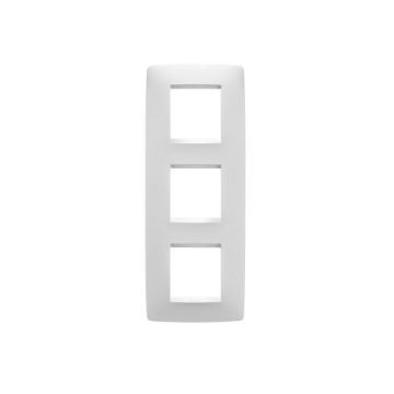 Rama decorativa Gewiss Chorus One International 6 module Satin White GW16127VW