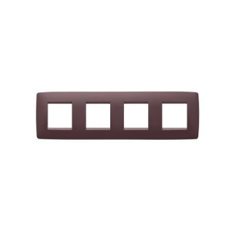 Rama decorativa Gewiss Chorus One International 8 module Tuscan Red GW16128VD