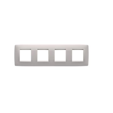 Rama decorativa Gewiss Chorus One International 8 module Natural Beige GW16128VL