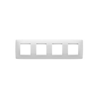 Rama decorativa Gewiss Chorus One International 8 module Satin White GW16128VW