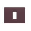 Rama decorativa Gewiss Chorus Geo 1 modul Tuscan Red GW16401VD