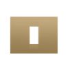 Rama decorativa Gewiss Chorus Geo 1 modul Gold GW16401VO