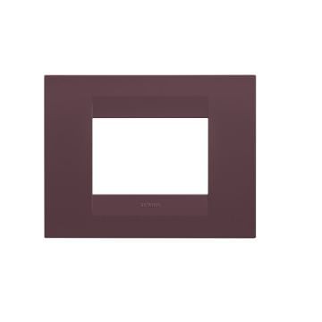 Rama decorativa Gewiss Chorus Geo 3 module Tuscan Red GW16403VD