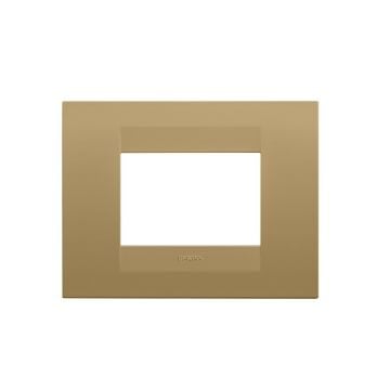 Rama decorativa Gewiss Chorus Geo 3 module Gold GW16403VO