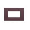 Rama decorativa Gewiss Chorus Geo 4 module Tuscan Red GW16404VD