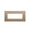 Rama decorativa Gewiss Chorus Geo 6 module Soft Copper GW16406VX