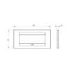 Rama decorativa Gewiss Chorus Geo 6 module Soft Copper GW16406VX