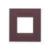Rama decorativa Gewiss Chorus Geo International 2 module Tuscan Red GW16422VD