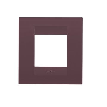 Rama decorativa Gewiss Chorus Geo International 2 module Tuscan Red GW16422VD