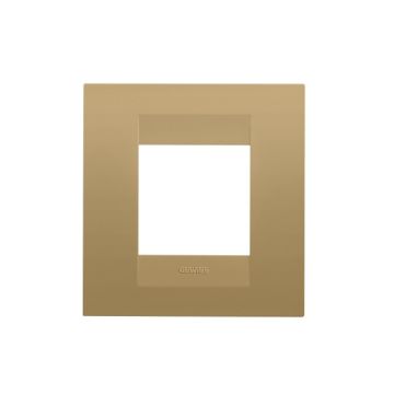 Rama decorativa Gewiss Chorus Geo International 2 module Gold GW16422VO