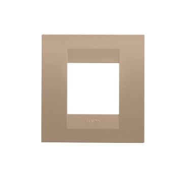 Rama decorativa Gewiss Chorus Geo International 2 module Soft Copper GW16422VX