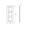 Rama decorativa Gewiss Chorus Geo International 6 module Soft Copper GW16427VX