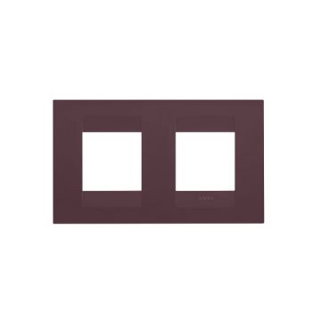 Rama decorativa Gewiss Chorus Geo International 4 module Tuscan Red GW16423VD