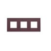 Rama decorativa Gewiss Chorus Geo International 6 module Tuscan Red GW16426VD