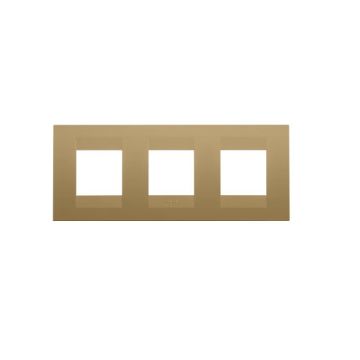 Rama decorativa Gewiss Chorus Geo International 6 module Gold GW16426VO