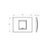 Rama decorativa Gewiss Chorus Lux 2 module Gri Pistol GW16202XF