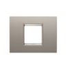 Rama decorativa Gewiss Chorus Lux 2 module Pearly Bronze GW16202XP