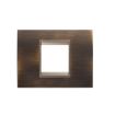 Rama decorativa Gewiss Chorus Lux 2 module Antique Brass GW16202XQ