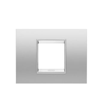 Rama decorativa Gewiss Chorus Lux 2 module Magnetic Gray GW16202XR