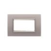 Rama decorativa Gewiss Chorus Lux 4 module Pearly Gray GW16204GP