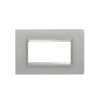 Rama decorativa Gewiss Chorus Lux 4 module Natural Reflection GW16204GT