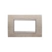 Rama decorativa Gewiss Chorus Lux 4 module Light Oak GW16204WK