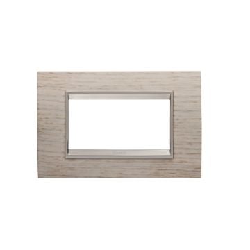 Rama decorativa Gewiss Chorus Lux 4 module Light Oak GW16204WK