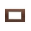 Rama decorativa Gewiss Chorus Lux 4 module Walnut GW16204WU