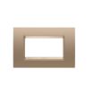 Rama decorativa Gewiss Chorus Lux 4 module Soft Copper GW16204XE