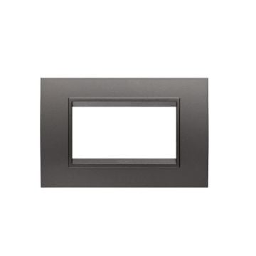 Rama decorativa Gewiss Chorus Lux 4 module Gri Pistol GW16204XF