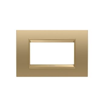 Rama decorativa Gewiss Chorus Lux 4 module Gold GW16204XG