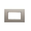 Rama decorativa Gewiss Chorus Lux 4 module Pearly Bronze GW16204XP