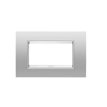 Rama decorativa Gewiss Chorus Lux 4 module Magnetic Gray GW16204XR