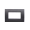 Rama decorativa Gewiss Chorus Lux 4 module Ardezie Monochrom GW16204YA