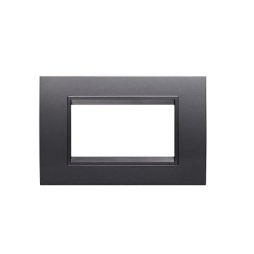 Rama decorativa Gewiss Chorus Lux 4 module Ardezie Monochrom GW16204YA