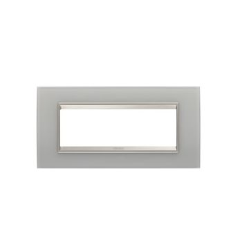 Rama decorativa Gewiss Chorus Lux 6 module Natural Reflection GW16206GT