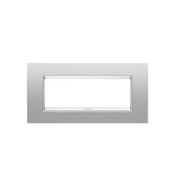 Rama decorativa Gewiss Chorus Lux 6 module Magnetic Gray GW16206XR