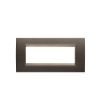 Rama decorativa Gewiss Chorus Lux 6 module Anodic Brown GW16206XV