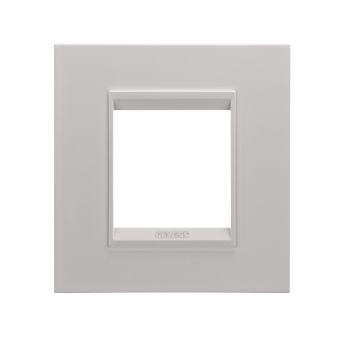 Rama decorativa Gewiss Chorus Lux International 2 module Monochrome Natural Beige GW16222XL