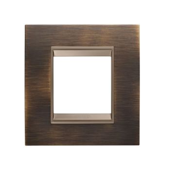 Rama decorativa Gewiss Chorus Lux International 2 module Antique Brass GW16222XQ
