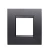 Rama decorativa Gewiss Chorus Lux International 2 module Ardezie Monochrom GW16222YA