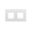 Rama decorativa Gewiss Chorus Lux International 4 module Monochrome Satin White GW16223XW