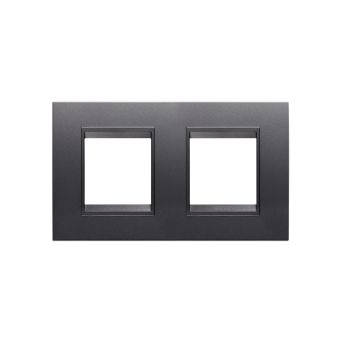 Rama decorativa Gewiss Chorus Lux International 4 module Ardezie Monochrom GW16223YA