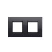 Rama decorativa Gewiss Chorus Lux International 4 module Toner Black Lavy GW16223YN