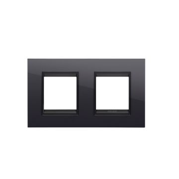 Rama decorativa Gewiss Chorus Lux International 4 module Toner Black Lavy GW16223YN