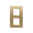 Rama decorativa Gewiss Chorus Lux International 4 module Gold GW16224XG