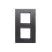 Rama decorativa Gewiss Chorus Lux International 4 module Ardezie Monochrom GW16224YA