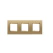 Rama decorativa Gewiss Chorus Lux International 6 module Gold GW16226XG