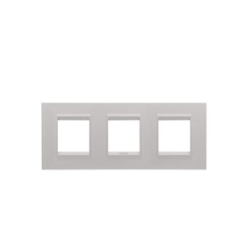 Rama decorativa Gewiss Chorus Lux International 6 module Monochrome Natural Beige GW16226XL